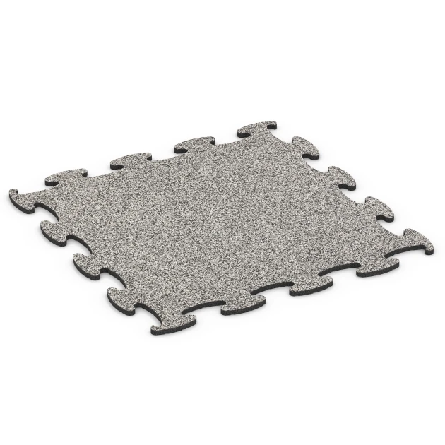 Pavimentazione fiere clic von WARCO im Farbdesign Granito grigio mit den Abmessungen 98 x 98 × 1,8 cm. Produktfoto von Artikel 6923 in der Aufsicht von schräg vorne.