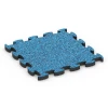 Pavimentazione antitrauma puzzle von WARCO im Farbdesign Atlantico mit den Abmessungen 44,6 x 44,6 × 2,8 cm. Produktfoto von Artikel 6938 in der Aufsicht von schräg vorne.