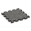 Fitness Max Floor System von WARCO im Farbdesign Granito grigio scuro mit den Abmessungen 46 x 46 × 2,8 cm. Produktfoto von Artikel 6877 in der Aufsicht von schräg vorne.