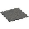 Fitness Max Floor System von WARCO im Farbdesign Granito grigio scuro mit den Abmessungen 97,1 x 97,1 x 2,8 cm. Produktfoto von Artikel 6886 in der Aufsicht von schräg vorne.