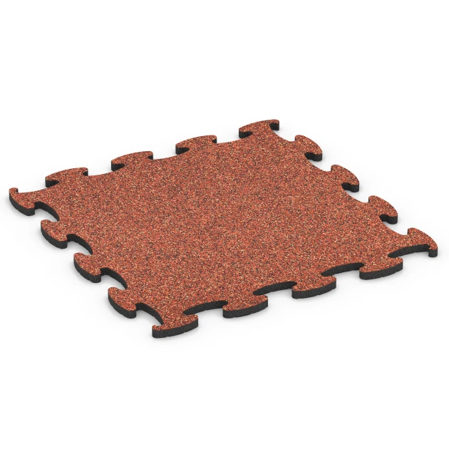 Fitness Max Floor System von WARCO im Farbdesign Etna mit den Abmessungen 98 x 98 x 2,8 cm. Produktfoto von Artikel 6890 in der Aufsicht von schräg vorne.