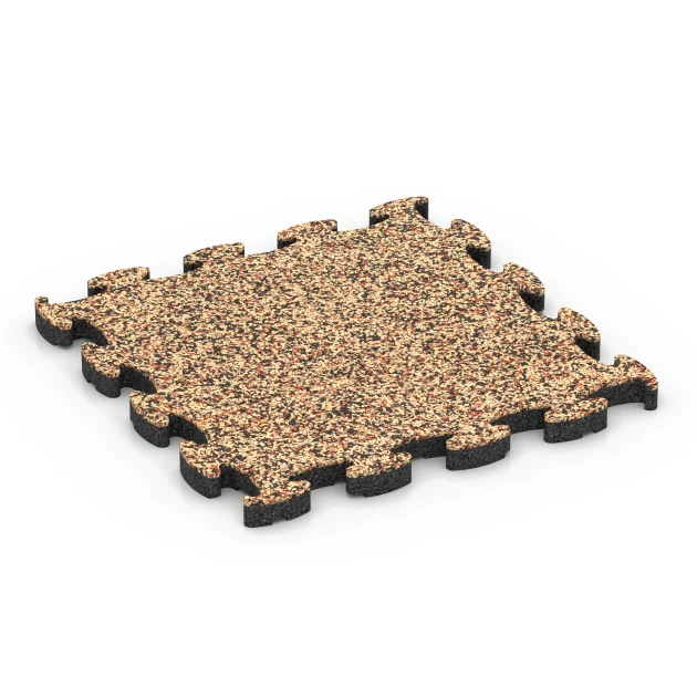 Pavimento bordo piscina von WARCO im Farbdesign Terracotta mit den Abmessungen 28,9 x 28,9 x 1,8 cm. Produktfoto von Artikel 6772 in der Aufsicht von schräg vorne.