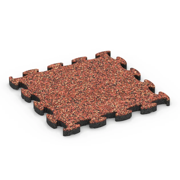 Poolumrandung von WARCO im Farbdesign Feuersglut mit den Abmessungen 30 x 30 x 1,8 cm. Produktfoto von Artikel 6773 in der Aufsicht von schräg vorne.