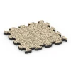 Poolumrandung von WARCO im Farbdesign Travertin mit den Abmessungen 30 x 30 x 1,8 cm. Produktfoto von Artikel 6775 in der Aufsicht von schräg vorne.