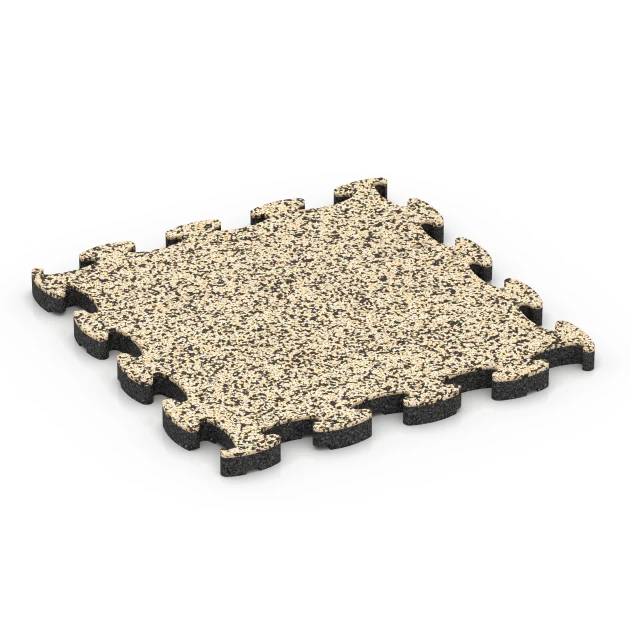 Poolumrandung von WARCO im Farbdesign Travertin mit den Abmessungen 30 x 30 x 1,8 cm. Produktfoto von Artikel 6775 in der Aufsicht von schräg vorne.