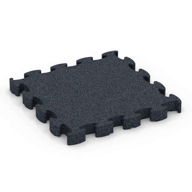 Fitness Premium pavimento sportivo von WARCO im Farbdesign Antracite mit den Abmessungen 28,9 x 28,9 x 2,8 cm. Produktfoto von Artikel 6959 in der Aufsicht von schräg vorne.