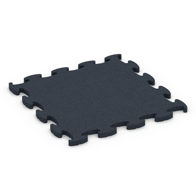 Fitness Premium pavimento tecnico von WARCO im Farbdesign Antracite mit den Abmessungen 45,9 x 45,9 x 1,8. Produktfoto von Artikel 6966 in der Aufsicht von schräg vorne.