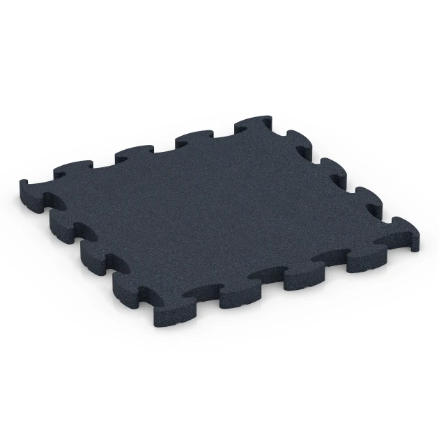 Fitness Premium pavimento tecnico von WARCO im Farbdesign Antracite mit den Abmessungen 45,9 x 45,9 x 2,8 cm. Produktfoto von Artikel 6967 in der Aufsicht von schräg vorne.
