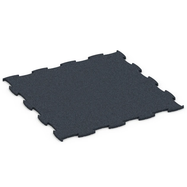 Fitness Premium pavimento sportivo von WARCO im Farbdesign Antracite mit den Abmessungen 99 x 99 x 1,8 cm. Produktfoto von Artikel 6962 in der Aufsicht von schräg vorne.