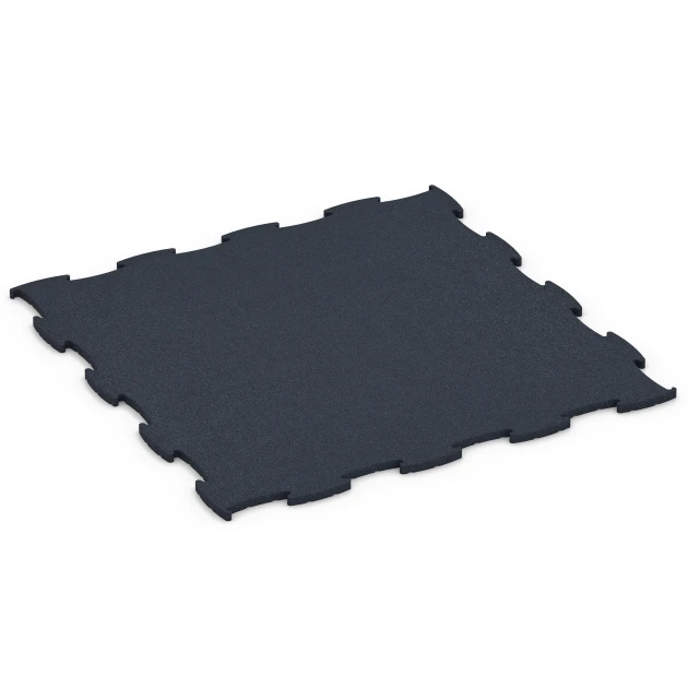 Fitness Premium pavimento tecnico von WARCO im Farbdesign Antracite mit den Abmessungen 99 x 99 x 1,8 cm. Produktfoto von Artikel 6968 in der Aufsicht von schräg vorne.