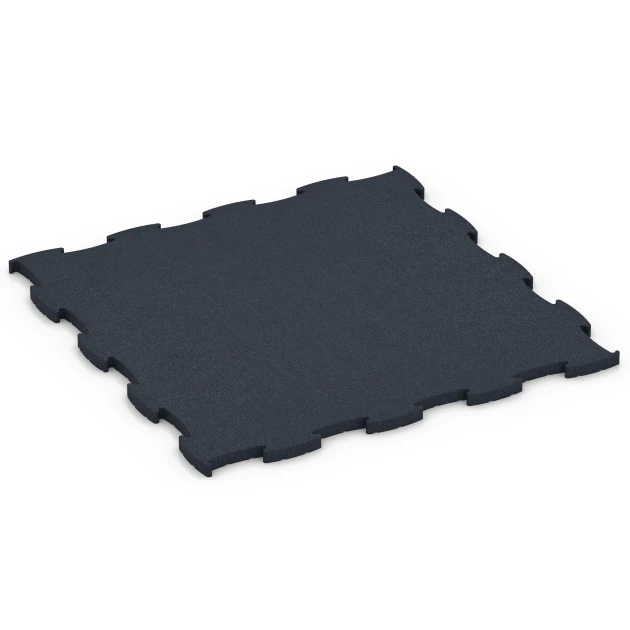 Fitness Premium pavimento tecnico von WARCO im Farbdesign Antracite mit den Abmessungen 99 x 99 x 2,8 cm. Produktfoto von Artikel 6969 in der Aufsicht von schräg vorne.