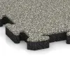 Detailaufnahme der Randausprägung von WARCO-Produkt 2878, Lastra per marciapiede, Format 500 x 500 x 40 mm, Farbe Granito chiaro.