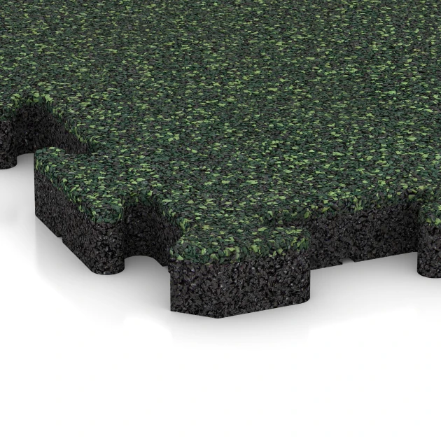 Detailaufnahme der Randausprägung von WARCO-Produkt 4004, Pavimentazione per cani, Format 50 x 50 x 4 cm | 0,25 m², Farbe Prato inglese.