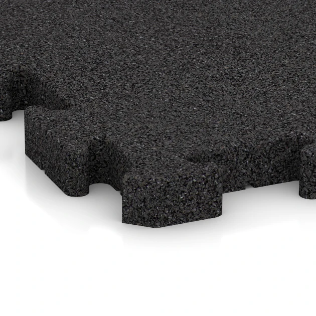 Detailaufnahme der Randausprägung von WARCO-Produkt 6055, Piastrella evento per esterni, Format 100 x 100 x 4 cm | 1,00 m², Farbe Antracite.