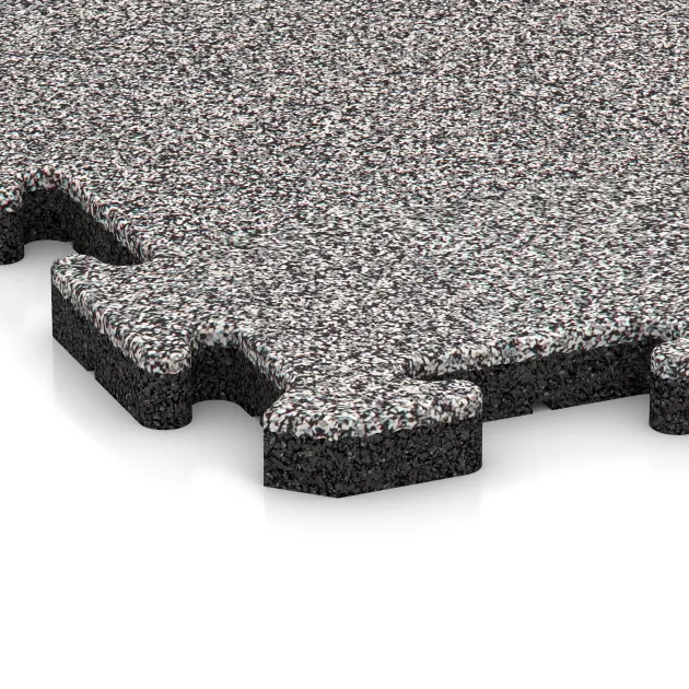 Detailaufnahme der Randausprägung von WARCO-Produkt 4535, Lastra per marciapiede, Format 500 x 500 x 30 mm, Farbe Grigio melange.