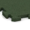 Detailaufnahme der Randausprägung von WARCO-Produkt 4181, Ballspielplatte, Format 500 x 500 x 30 mm, Farbe Grasgrün.