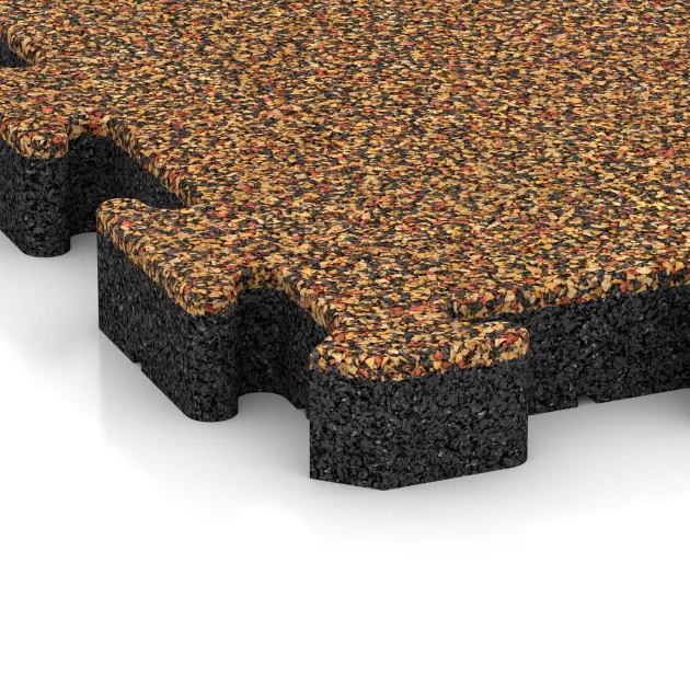 Detailaufnahme der Randausprägung von WARCO-Produkt 3060, Lastra per marciapiede, Format 500 x 500 x 50 mm, Farbe Terracotta.