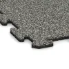 Detailaufnahme der Randausprägung von WARCO-Produkt 0055, Tappeto da gioco, Format 500 x 500 x 18 mm, Farbe Granito classico.