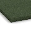 Detailaufnahme der Randausprägung von WARCO-Produkt 3642, Tappeto da stalla HD, Format 100 x 100 x 4 cm, Farbe Verde erba.