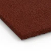 Detailaufnahme der Randausprägung von WARCO-Produkt 6647, Stallplatte, Format 100 x 50 x 4 cm, Farbe Ziegelrot.