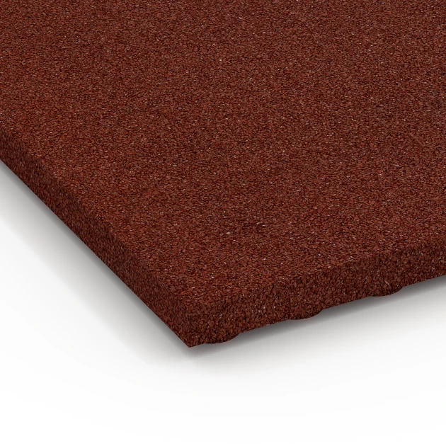 Detailaufnahme der Randausprägung von WARCO-Produkt 6647, Stallplatte, Format 100 x 50 x 4 cm, Farbe Ziegelrot.