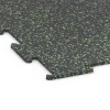 Detailaufnahme der Randausprägung von WARCO-Produkt 6459, Pavimento Fitness Compatto, Format 50 × 50 × 0,8 cm, Farbe Verde leggermente punteggiato.
