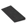 Detailaufnahme der Randausprägung von WARCO-Produkt 2508, Übergangsrampe 75 cm, Format 75 x 30 cm | 8 < 50 mm, Farbe Anthrazit.