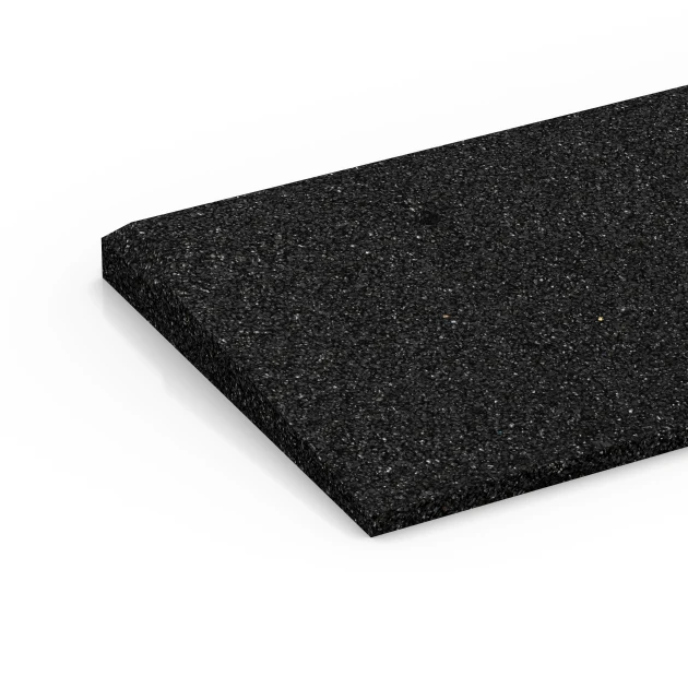 Detailaufnahme der Randausprägung von WARCO-Produkt 6595, Rampa per soglia, Format 100 × 25 cm | 1 < 3 cm, Farbe Antracite.