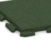 Detailaufnahme der Randausprägung von WARCO-Produkt 1261, Hunde-Zwingerplatte, Format 50 x 50 x 3 cm | 0,25 m², Farbe Grasgrün.