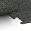 Detailaufnahme der Randausprägung von WARCO-Produkt 3767, Fitness Performance Elite Trainingsboden, Format 50 x 50 x 1 cm | 0,25 m², Farbe Leicht Grün Gesprenkelt.