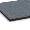 Detailaufnahme der Randausprägung von WARCO-Produkt 6181, Terrassenplatte Classic, Format 50 x 50 x 3 cm, Farbe Graphitgrau.