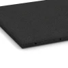 Detailaufnahme der Randausprägung von WARCO-Produkt 6287, Fallschutzplatten, Format 50 x 50 x 3 cm | 0,25 m², Farbe Anthrazit.