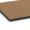 Detailaufnahme der Randausprägung von WARCO-Produkt 6416, Piastrella antitrauma – 90 cm, Format 50 x 50 x 3 cm | 0,25 m², Farbe Terracotta.