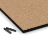 Detailaufnahme der Randausprägung von WARCO-Produkt 6252, Terrassenfliese – 3 cm, Format 50 x 50 x 3 cm, Farbe Sandbeige.