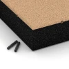 Detailaufnahme der Randausprägung von WARCO-Produkt 6231, Piastrelle antitrauma, Format 50 x 50 x 11 cm, Farbe Beige sabbia.