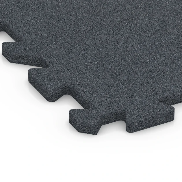 Detailaufnahme der Randausprägung von WARCO-Produkt 6412, Piastrella per balcone, Format 50 x 50 x 2 cm | 0,25 m², Farbe Grigio ardesia.