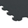 Detailaufnahme der Randausprägung von WARCO-Produkt 6376, Tappetino Protettivo Fitness, Format 102,5 x 102,5 x 1,5 cm | 1,05 m², Farbe Antracite.