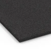 Detailaufnahme der Randausprägung von WARCO-Produkt 6379, Tappeto in gomma per box cavalli, Format 100 x 100 x 3 cm | 1,00 m², Farbe Antracite.