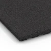 Detailaufnahme der Randausprägung von WARCO-Produkt 6389, Tappeto in gomma per box cavalli Lusso, Format 100 x 50 x 4,5 cm | 0,50 m², Farbe Antracite.