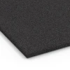 Detailaufnahme der Randausprägung von WARCO-Produkt 6381, Stallmatte, Format 100 x 50 x 3 cm | 0,50 m², Farbe Anthrazit.