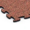 Detailaufnahme der Randausprägung von WARCO-Produkt 6764, Poolumrandung, Format 44,6 x 44,6 x 1,8 cm, Farbe Feuersglut.