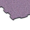 Detailaufnahme der Randausprägung von WARCO-Produkt 6900, Pavimento agility indoor cani, Format 44,6 x 44,6 x 1,8 cm, Farbe Lavanda.