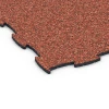Detailaufnahme der Randausprägung von WARCO-Produkt 6836, Fitness Active pavimento, Format 97,1 x 97,1 × 1,8 cm, Farbe Etna.