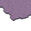 Detailaufnahme der Randausprägung von WARCO-Produkt 6810, Pavimento agility cani, Format 97,1 x 97,1 × 1,8 cm, Farbe Lavanda.