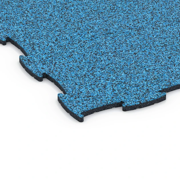 Detailaufnahme der Randausprägung von WARCO-Produkt 6812, Pavimento agility cani, Format 97,1 x 97,1 × 1,8 cm, Farbe Atlantico.