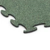 Detailaufnahme der Randausprägung von WARCO-Produkt 6906, Pavimento agility indoor cani, Format 98 x 98 × 1,8 cm, Farbe Prato inglese.