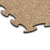 Detailaufnahme der Randausprägung von WARCO-Produkt 6907, Pavimento agility indoor cani, Format 98 x 98 × 1,8 cm, Farbe Terracotta.