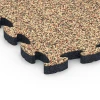 Detailaufnahme der Randausprägung von WARCO-Produkt 6844, Fitness Active pavimento, Format 44,6 x 44,6 × 2,8 cm, Farbe Terracotta.
