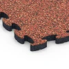 Detailaufnahme der Randausprägung von WARCO-Produkt 6944, Lastra terrazza in gomma, Format 44,6 x 44,6 × 2,8 cm, Farbe Etna.
