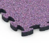 Detailaufnahme der Randausprägung von WARCO-Produkt 6954, Piastrelle sportive in gomma, Format 44,6 x 44,6 × 2,8 cm, Farbe Lavanda.